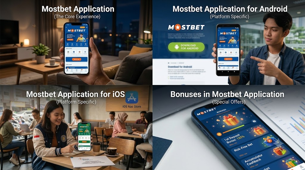 Mostbet mobil tətbiqində istifadəçi interfeysi və naviqasiya